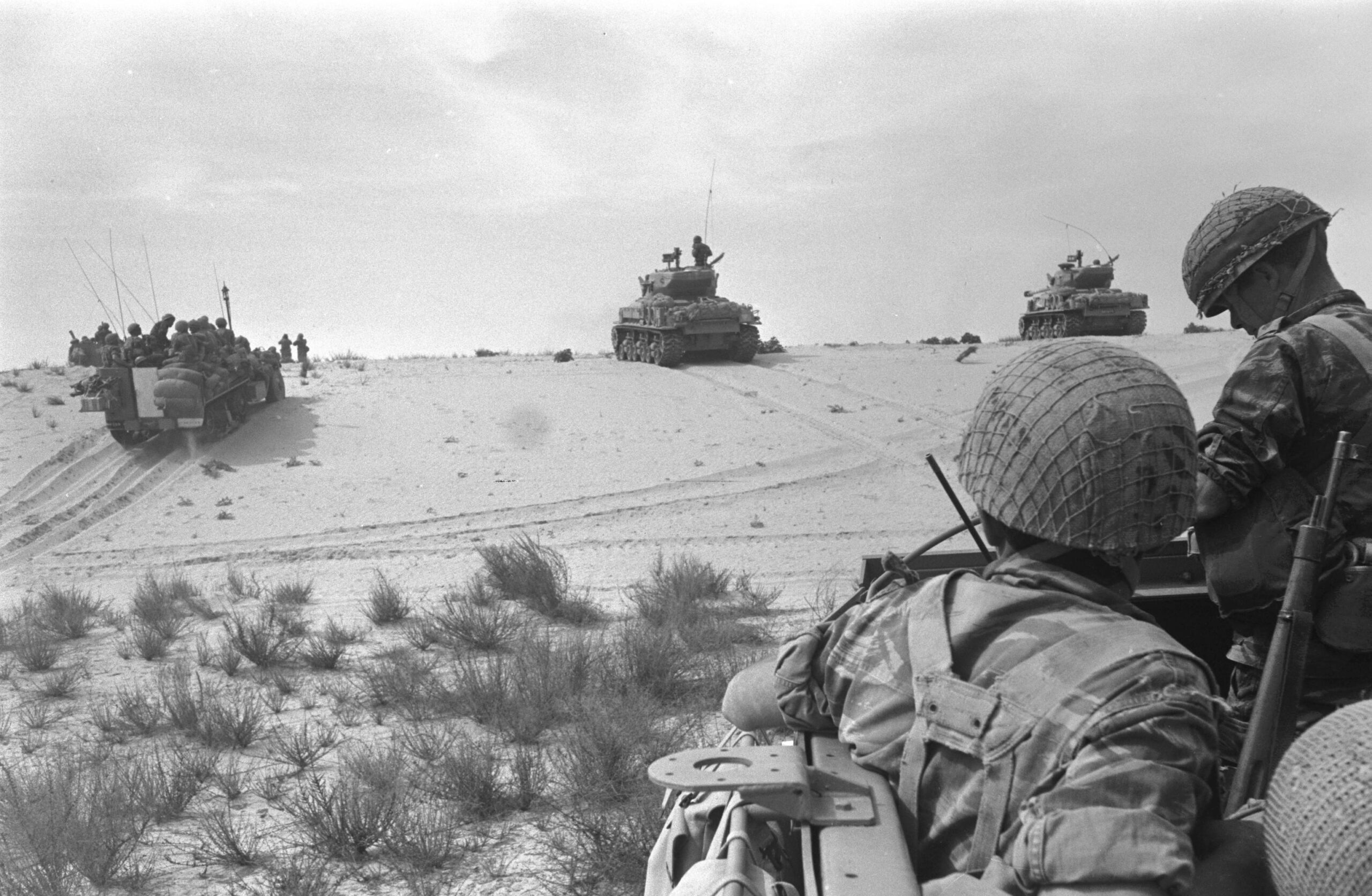 Un'immagine della guerra del Kippur. Pubblico dominio.